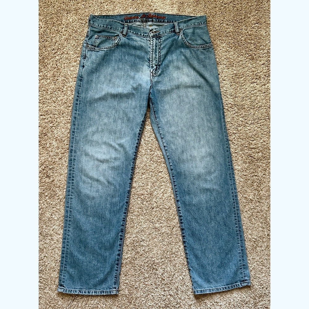 Tommy Bahama I Easy Fit Mens Light Wash‎ Denim Jeans I Size 36 I Y2K Era